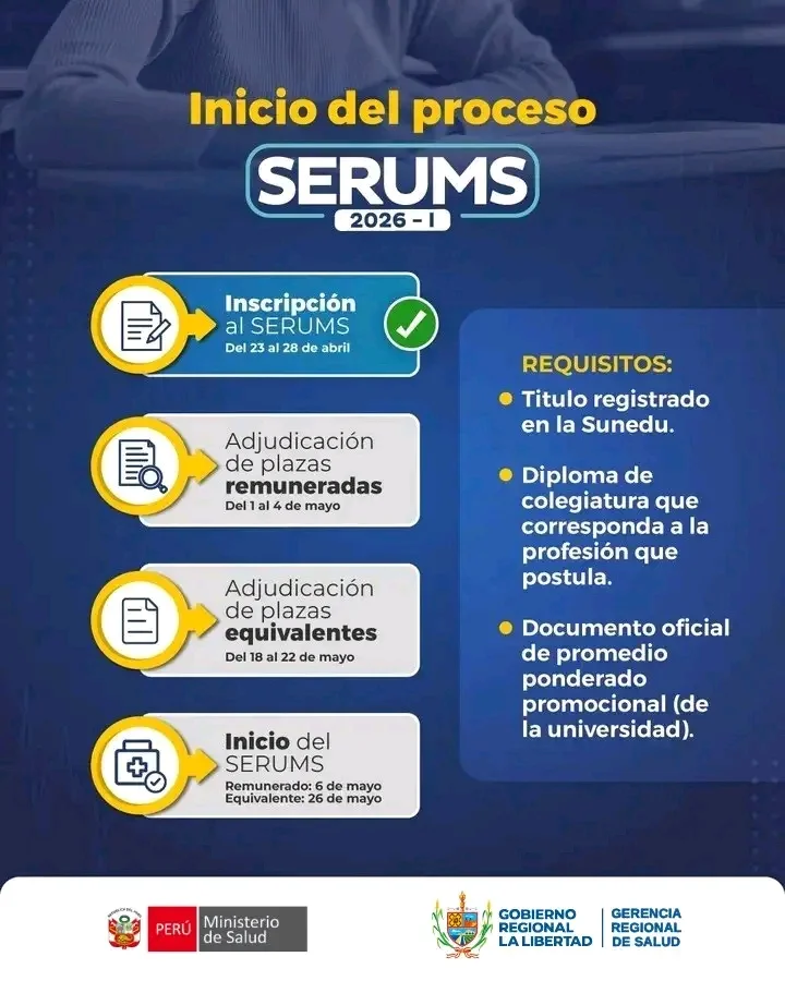 Evaluación SERUMS 2026